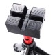 Almohadilla de goma para soporte de coche plegable MECHANIC CAR STAND, 83x62x40 mm