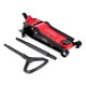 Gato hidráulico móvil de servicio pesado 4 t, perfil bajo, con pedal SX JACK PEDAL 4T BLACK
