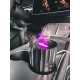 Difusor aromático Car Flame para coche negro 100ml, USB-C, para portavasos