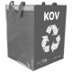 Bolsas para residuos reciclables SORT EASY 4 METAL, 30x30x40cm, 4x36l, 4 unidades