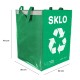 Bolsas para residuos reciclables SORT EASY 4 METAL, 30x30x40cm, 4x36l, 4 unidades
