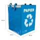 Bolsas para residuos reciclables SORT EASY 3 BASIC DE, 30x30x40 cm, 3 x 36 l, 3 unidades