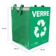 Bolsas para reciclaje SORT EASY 3 BASIC FR, 30x30x40 cm, 3 x 36 l, 3 uds