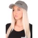 Gorra con luz LED B-CAP 25lm, recargable, USB, talla única, gris