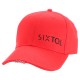 Gorra con luz LED B-CAP 25lm, recargable, USB, talla única, rojo