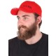 Gorra con luz LED B-CAP 25lm, recargable, USB, talla única, rojo