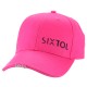 Gorra con luz LED B-CAP 25lm, recargable, USB, talla única, rosa