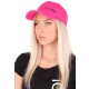 Gorra con luz LED B-CAP 25lm, recargable, USB, talla única, rosa
