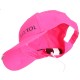 Gorra con luz LED B-CAP 25lm, recargable, USB, talla única, rosa
