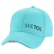 Gorra con luz LED B-CAP 25lm, recargable, USB, talla única, turquesa