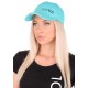 Gorra con luz LED B-CAP 25lm, recargable, USB, talla única, turquesa