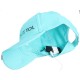 Gorra con luz LED B-CAP 25lm, recargable, USB, talla única, turquesa