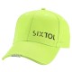 Gorra con luz LED B-CAP 25 lm, recargable, USB, talla única, verde fluorescente