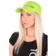 Gorra con luz LED B-CAP 25 lm, recargable, USB, talla única, verde fluorescente