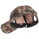Gorra con luz LED B-CAP 25lm, recargable, USB, talla única, camuflaje