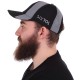 Gorra reflectante con luz LED B-CAP SAFETY 25 lm, recargable, USB, talla única, negra