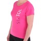 Camiseta de mujer T-SHIRT, rosa, talla S, 100% algodón
