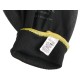 Guantes de trabajo de poliéster parcialmente recubiertos de poliuretano GLOVE PE-PU 11, negros, tall
