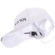 Gorra con luz LED B-CAP 25lm, recargable, USB, talla única, blanca