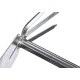 Azada de jardín con cultivador, longitud 290 mm, mango ergonómico