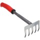 Rastrillo de mano, longitud 290 mm, mango ergonómico