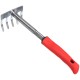 Rastrillo de mano, longitud 290 mm, mango ergonómico