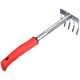 Rastrillo de mano, longitud 290 mm, mango ergonómico