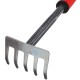Rastrillo de mano, longitud 290 mm, mango ergonómico