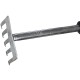 Rastrillo de mano, longitud 290 mm, mango ergonómico