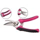Tijeras de jardín GARDEN PINK ONE, acero inoxidable, 20 cm