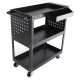 Carro de taller para herramientas MECHANIC TROLLEY ROGER, 3 estantes