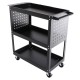 Carro de taller para herramientas MECHANIC TROLLEY ROGER, 3 estantes