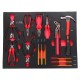 Carro de taller con herramientas MECHANIC TROLLEY TITAN 1559, 13 cajones, 1559 piezas de herramienta