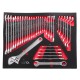 Carro de taller con herramientas MECHANIC TROLLEY TITAN 1559, 13 cajones, 1559 piezas de herramienta