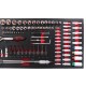 Carro de taller con herramientas MECHANIC TROLLEY TITAN 1559, 13 cajones, 1559 piezas de herramienta