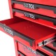 Carro de taller para herramientas MECHANIC TROLLEY KEVIN RED, 7 cajones