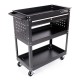 Carro de taller para herramientas MECHANIC TROLLEY ROGER DRAWER, 3 estantes + 1 cajón