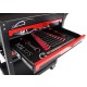 Carro de taller con herramientas MECHANIC TROLLEY JASON 80, 3 cajones, 1 estante, 80 piezas de herra