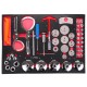 Carro de taller para herramientas MECHANIC TROLLEY KEVIN 326, 7 cajones, 326 piezas de herramienta