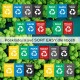 Bolsas para residuos reciclables SORT EASY 4 CARTON, 30x30x40cm, 4x36l, 4 unidades
