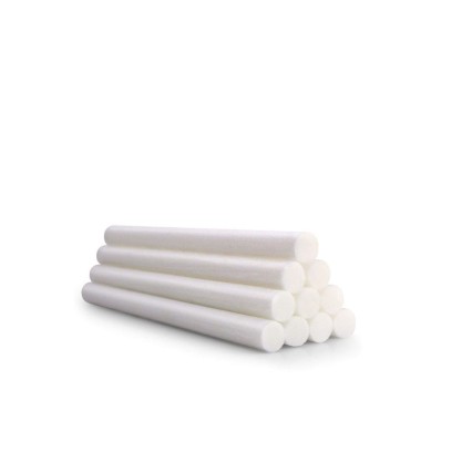 Mechas de algodón universales para difusores, set de 10 ud. 8x125 mm