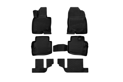 Alfombrillas de goma 3D MAZDA CX-9, desde 2017, SUV, 6 unidades