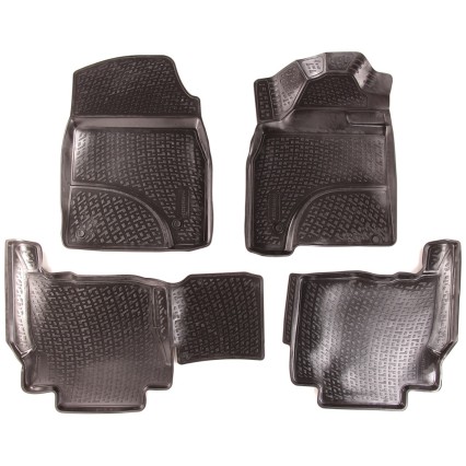 Alfombrillas de goma Toyota Land Cruiser (200 J20) (07-) (3D)