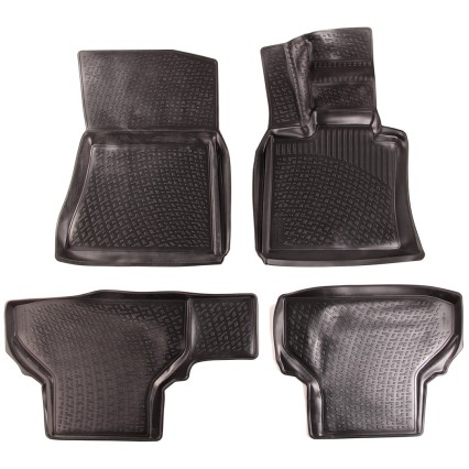 Alfombrillas de goma BMW X6 (E71) (08-14) (3D)