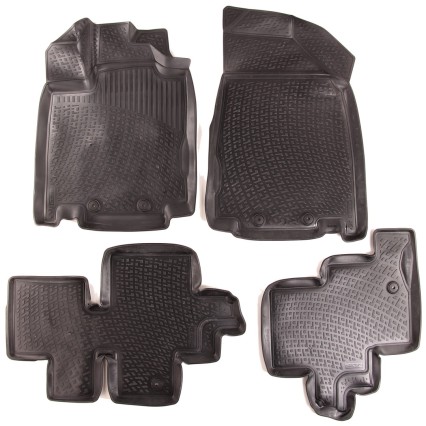 Alfombrillas de goma Nissan Pathfinder IV (R52) (12-)  (3D)