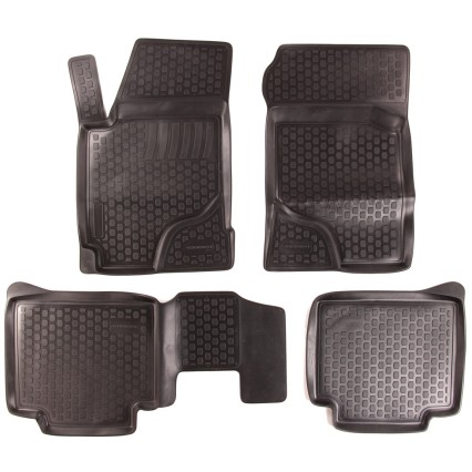 Alfombrillas de goma Kia Cerato I (LD) (03-09)  (2D)