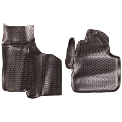 Alfombrillas de goma Mercedes-Benz Sprinter II (W906 NCV3) (solo delanteras) (05-) (2D)