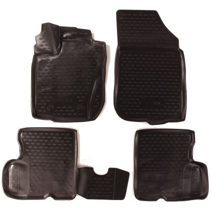 Alfombrillas de goma para Kia Optima III Sedán (K5) (TF) (10-) (3D).