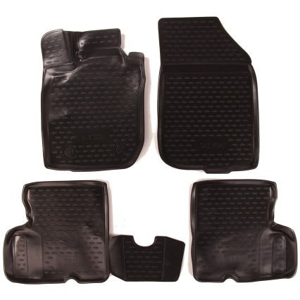 Alfombrillas de goma 3D RENAULT Duster 2WD, 2011-2015