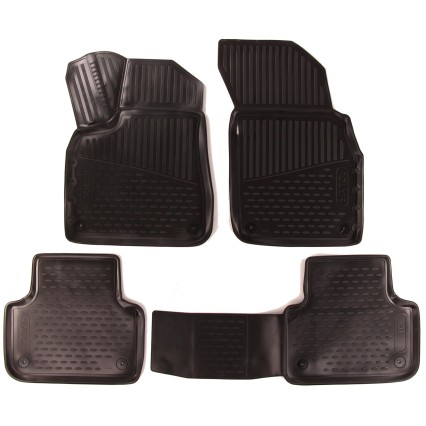 Alfombrillas de goma 3D AUDI Q8, 2018->, SUV, Europa